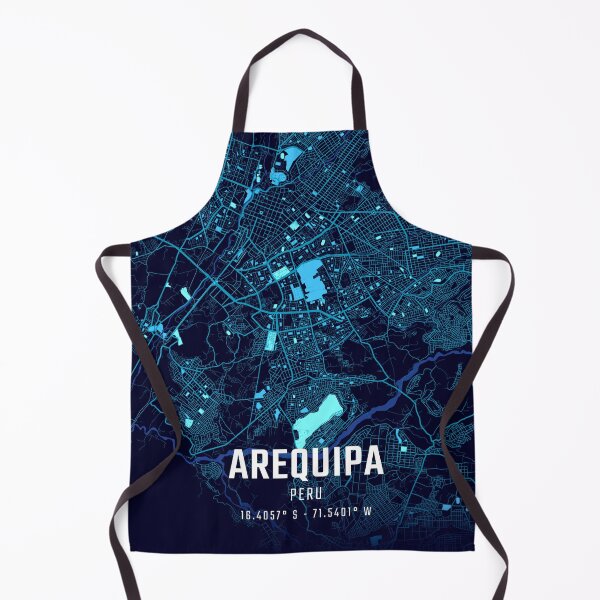 Item preview, Arequipa Midnight City Map designed and sold by HomeLivingCo.