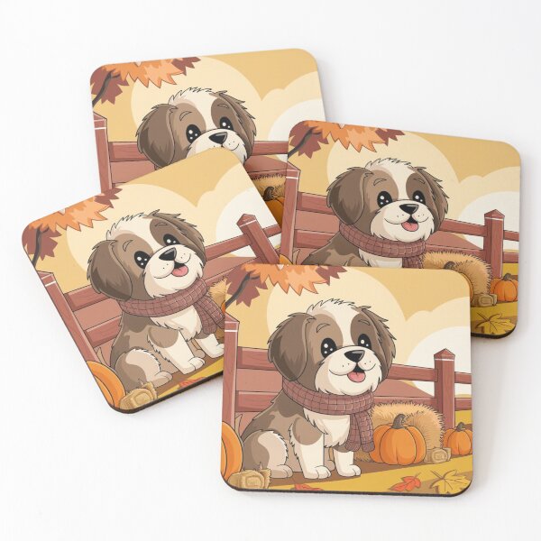 Item preview, Cozy Fall St Bernard designed and sold by NeatThingLover.