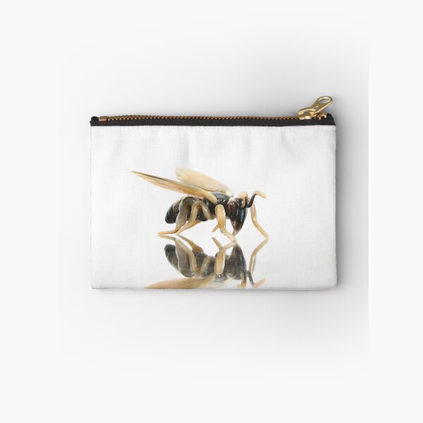 Item preview, Honeybee – reflection on a milky-white background / Swiss Artwork Photography designed and sold by Raphael Wolf.