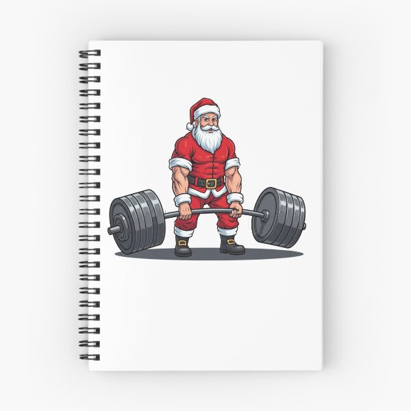 Item preview, Santa Deadlift Christmas Gains Gym designed and sold by FelixnRobinus.