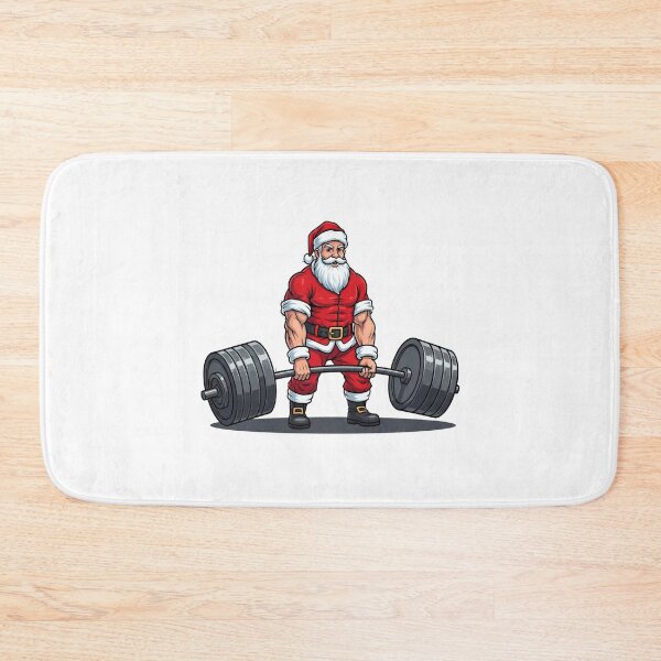 Item preview, Santa Deadlift Christmas Gains Gym designed and sold by FelixnRobinus.