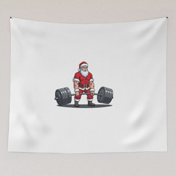 Item preview, Santa Deadlift Christmas Gains Gym designed and sold by FelixnRobinus.