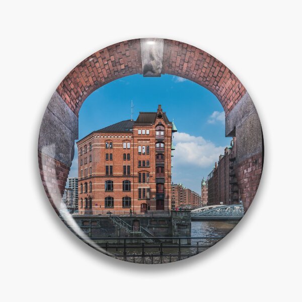 Item preview, View of Hamburg's Speicherstadt from elbvue designed and sold by elbvue.
