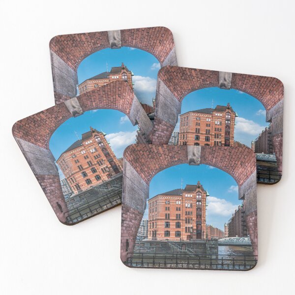 Item preview, View of Hamburg's Speicherstadt from elbvue designed and sold by elbvue.