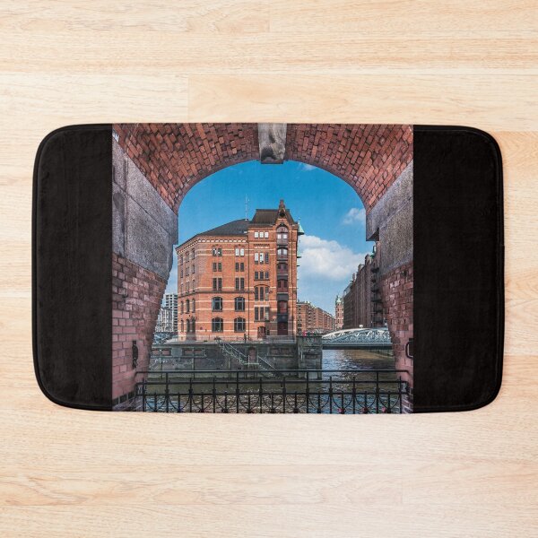 Item preview, View of Hamburg's Speicherstadt from elbvue designed and sold by elbvue.