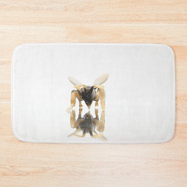 Item preview, Honeybee – reflection on a milky-white background / Swiss Artwork Photography designed and sold by Raphael Wolf.