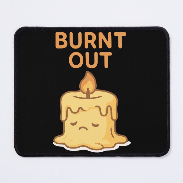 Item preview, Burnt Out Candle | Kawaii Cozy Horror Aesthetic Illustration designed and sold by Kindly Dead.