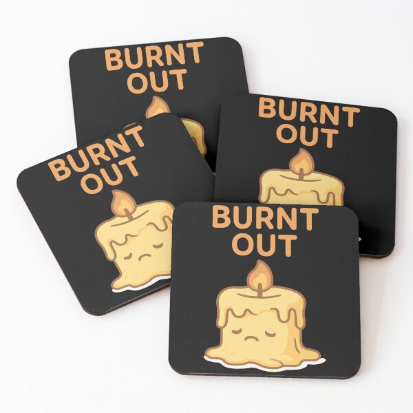 Item preview, Burnt Out Candle | Kawaii Cozy Horror Aesthetic Illustration designed and sold by Kindly Dead.