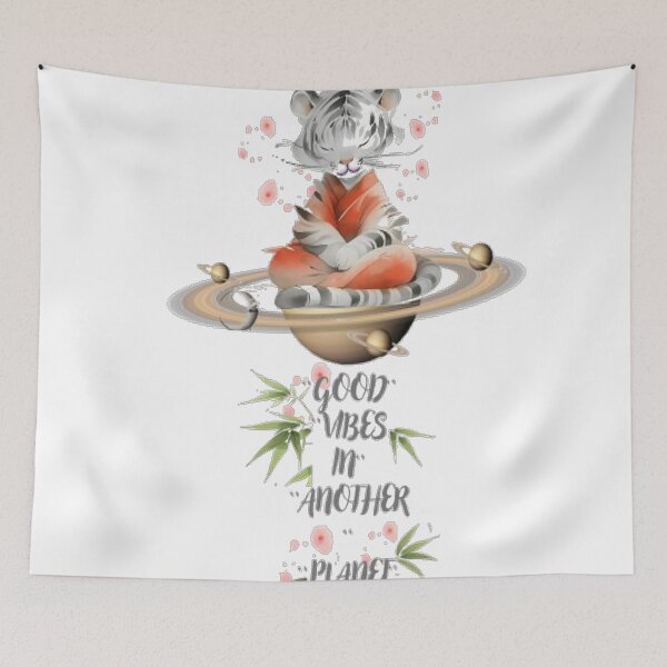 Item preview, Yoga Cute Tiger - Meditating Llama Clipart - Funny Zen Animal designed and sold by Rosa1977.