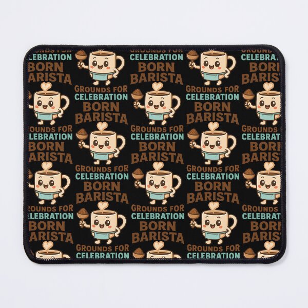 Item preview, Born Barista Grounds for Celebration Cute Coffee Pun Design designed and sold by TeeTimeTreasure.