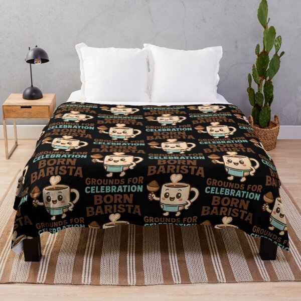 Item preview, Born Barista Grounds for Celebration Cute Coffee Pun Design designed and sold by TeeTimeTreasure.