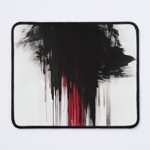 Item preview, Abstract Black and Blood Red Drip designed and sold by Nytheris.