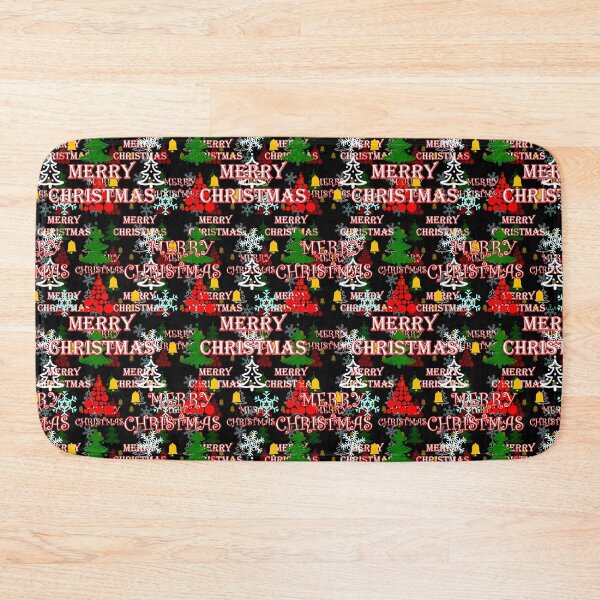 Item preview, Decorative Merry Christmas Text Pattern Design  designed and sold by PatternTitan.