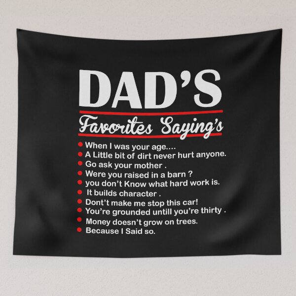 Item preview, Dads-Favorite-Quotes-Sayings-T-Shirt copy designed and sold by AnneliLind.