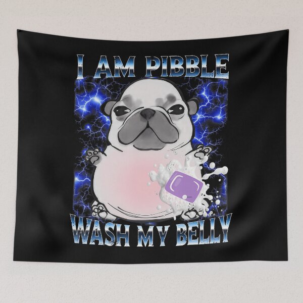 Item preview, Dog Pitbull Animal Pibble Meme Cute Funny Humor designed and sold by Olincristie.