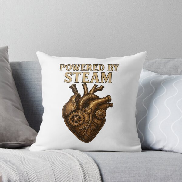 Item preview, Powered by Steam – Mechanical Heart Design designed and sold by JaylenBlack34.
