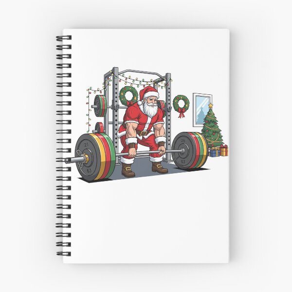 Item preview, Santa Deadlift Christmas Gains Gym designed and sold by FelixnRobinus.