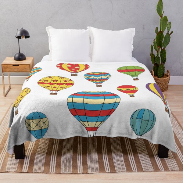 Item preview, Colourful Cartoon Hot Air Balloons Collection designed and sold by The-T-In-Retro.