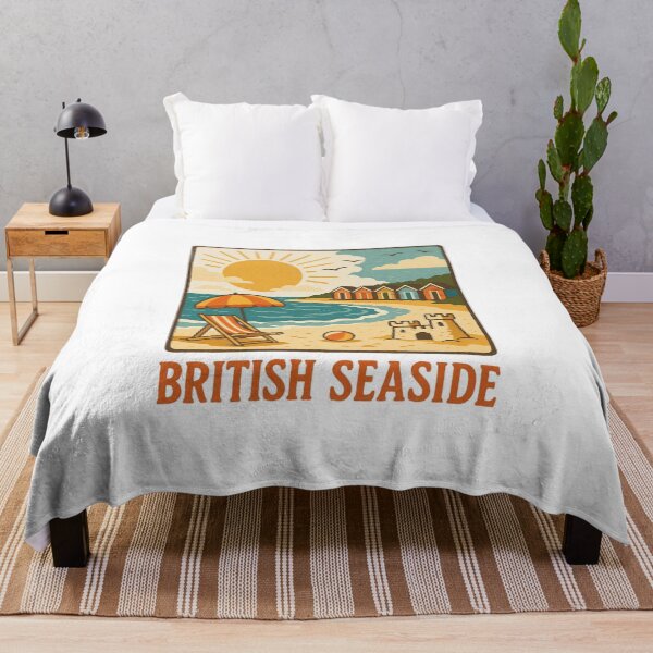 Item preview, Retro British Seaside Vacation Illustration. designed and sold by The-T-In-Retro.