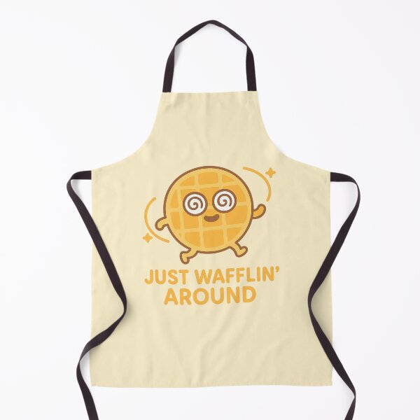Item preview, Just Wafflin’ Around | Funny Waffle Pun Design designed and sold by Bratak.