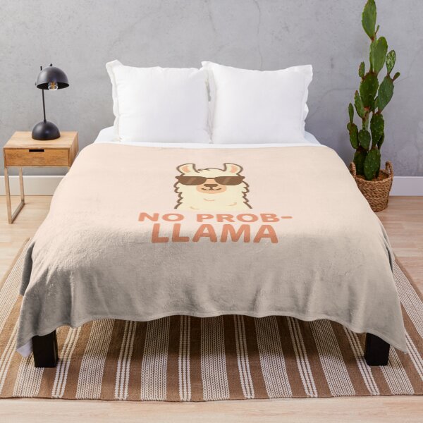 Item preview, No Prob-llama | Cool Llama Pun Design designed and sold by Bratak.