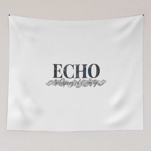 Item preview, ECHO – Whispers of Eternity | Elegant Minimalist Typography Design designed and sold by FunkyPatakha.