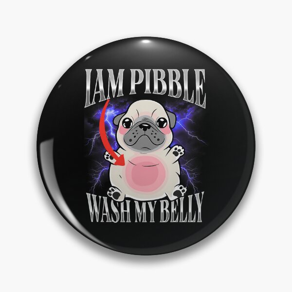 Item preview, Cute Humor Animal Meme Pibble Dog Pitbull Funny designed and sold by Olincristie.
