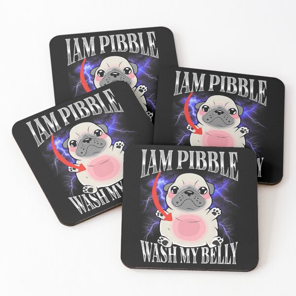 Item preview, Cute Humor Animal Meme Pibble Dog Pitbull Funny designed and sold by Olincristie.
