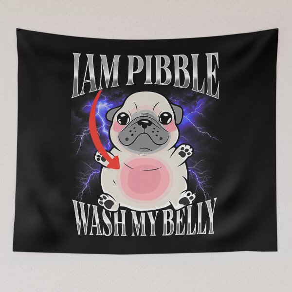 Item preview, Cute Humor Animal Meme Pibble Dog Pitbull Funny designed and sold by Olincristie.
