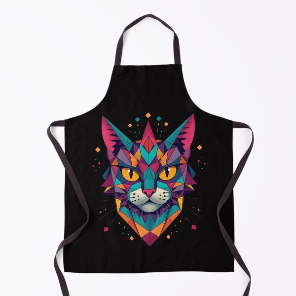 Artikelvorschau, Chromatic Spirit – Geometric Cat entworfen und verkauft von Lumive.
