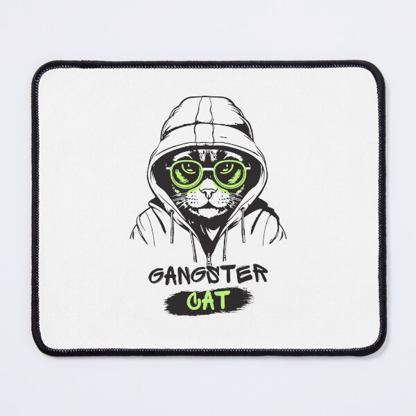 Item preview, Gangster Cat - Funny Cool Cat with Attitude Design designed and sold by THEVONZA.