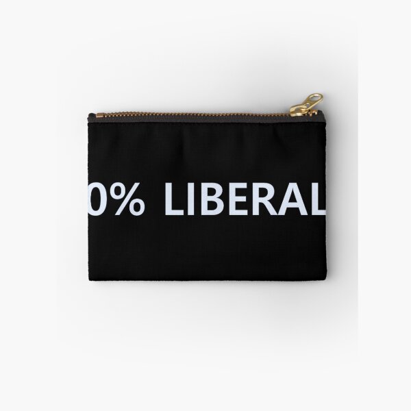 Item preview, Zero Percent Liberal Conservative Political Stance Anti-Liberal Art designed and sold by LeonellDavy.