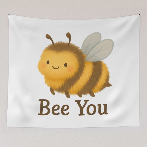 Item preview, Cute Bumble Bee with Motivational Bee You Quote. designed and sold by The-T-In-Retro.