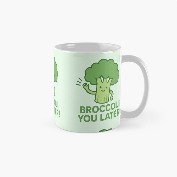Item preview, Broccoli You Later | Funny Veggie Pun Design designed and sold by Bratak.