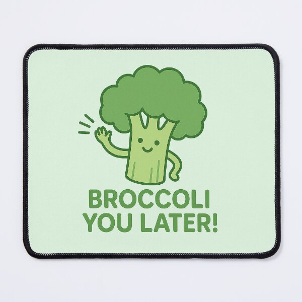 Item preview, Broccoli You Later | Funny Veggie Pun Design designed and sold by Bratak.