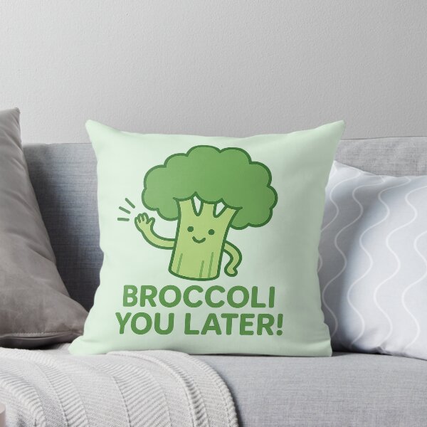 Item preview, Broccoli You Later | Funny Veggie Pun Design designed and sold by Bratak.