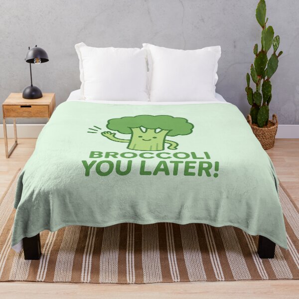 Item preview, Broccoli You Later | Funny Veggie Pun Design designed and sold by Bratak.