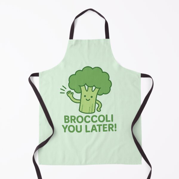 Item preview, Broccoli You Later | Funny Veggie Pun Design designed and sold by Bratak.