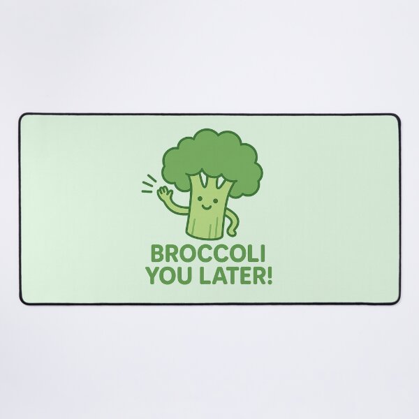 Item preview, Broccoli You Later | Funny Veggie Pun Design designed and sold by Bratak.
