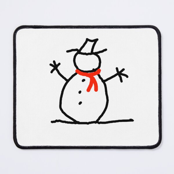 Artikelvorschau, Schnee-Mann Schnee-Kind Schnee-Frau Schneemann mit rotem Schal entworfen und verkauft von designpeter.