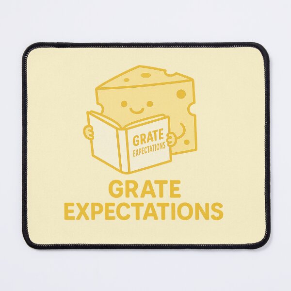 Item preview, Grate Expectations | Literary Cheese Pun Design designed and sold by Bratak.