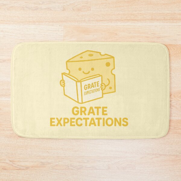 Item preview, Grate Expectations | Literary Cheese Pun Design designed and sold by Bratak.