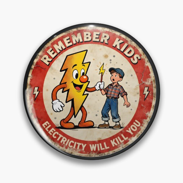 Item preview, Electricity Will Kill You Kids designed and sold by Chaotic Neutral.