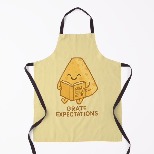 Item preview, Grate Expectations | Funny Cheese Book Pun Design designed and sold by Bratak.