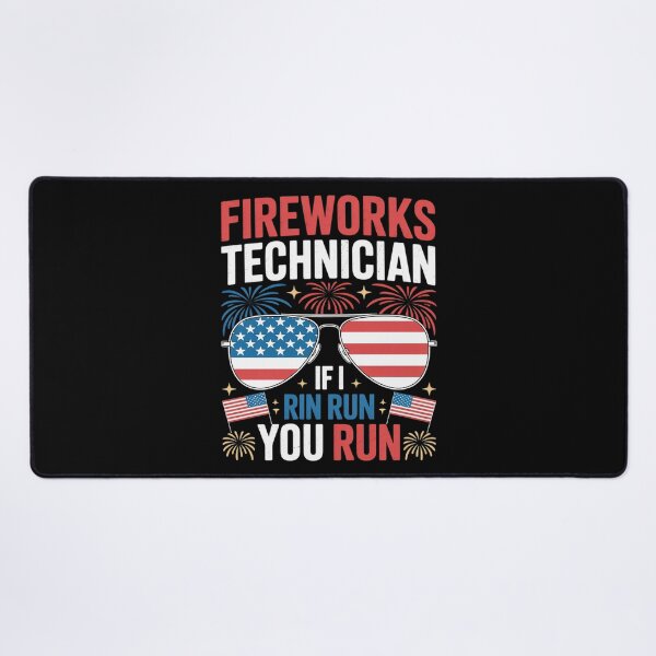 Item preview, Fireworks Technician If I run you run Fourth of July  designed and sold by KonstanKoraner.