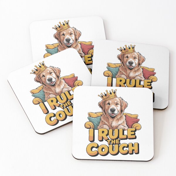 Item preview, Golden Retriever Rule The Couch designed and sold by Tong4130.