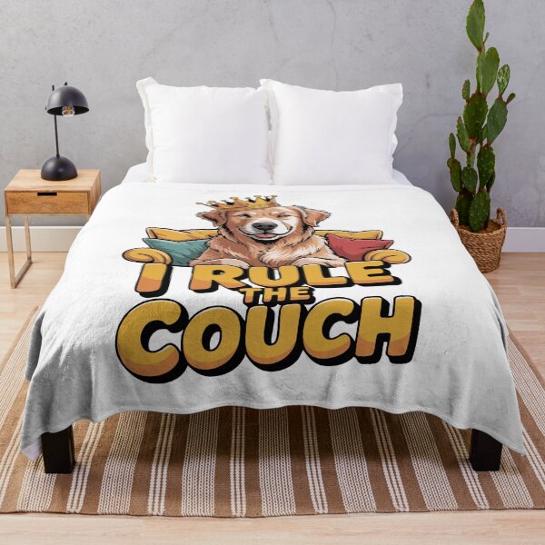 Item preview, Golden Retriever Rule The Couch designed and sold by Tong4130.
