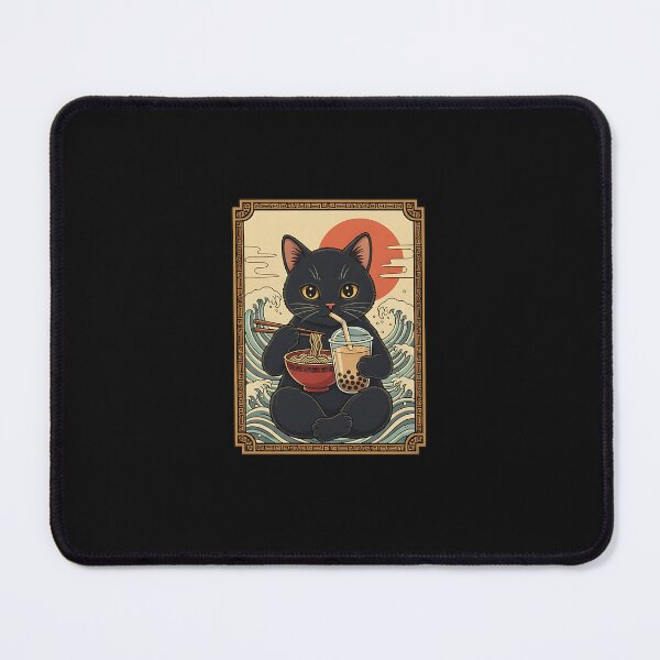 Item preview, Funny Kawaii Cat Ramen Wave Japanese Ramen Cat Booba Tea designed and sold by facegm.