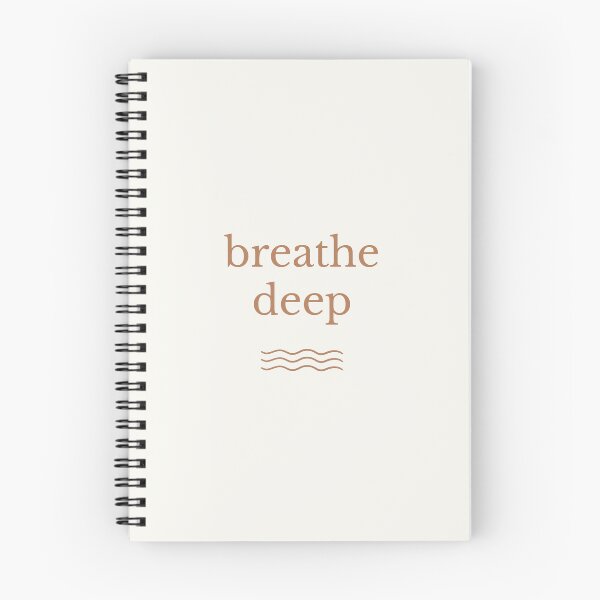 Item preview, Breathe Deep: Minimalist Mindfulness Wellness Quote designed and sold by DailyVibesMerch.