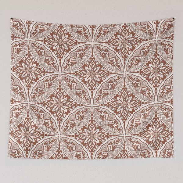 Item preview, Boho Briella Mandala in russet red designed and sold by Shelley Winters.